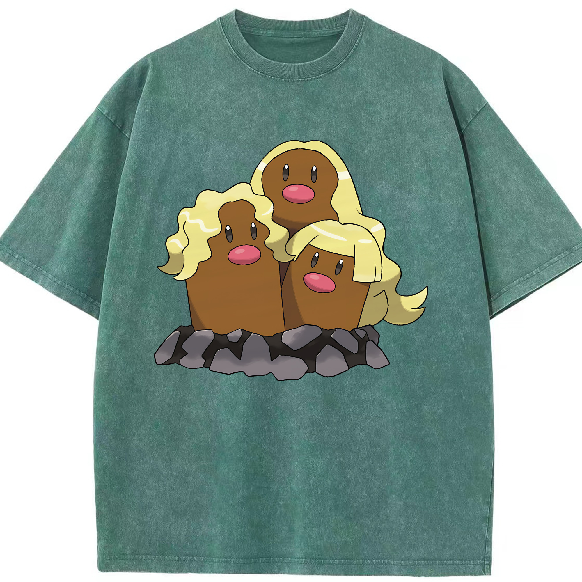 （画像用） ポケットモンスター Pokémon 綿100% ヴィンテージ風 半袖Tシャツ（フロントプリント）
